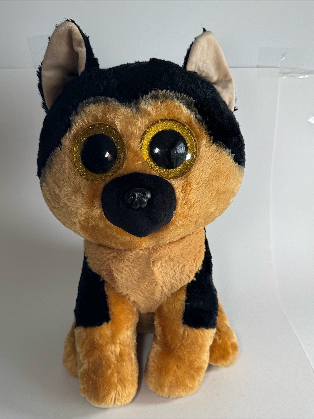 Ty Beanie Boos Plush Spirit Dog Black Brown German Shepherd 15" Large 2021 Toy